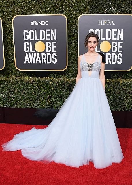 Alison Brie in Platinum by Harry Winston